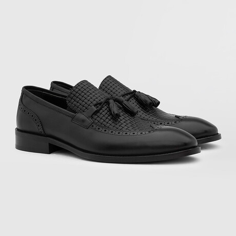 Lumi Antique Leather Men's Loafer // Black (Euro: 39)