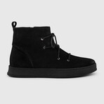 Jarip Suede Leather Men's Boot // Black (Euro: 39)