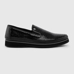 Sibiu Leather Snake Men's Daily Shoe // Black (Euro: 45)