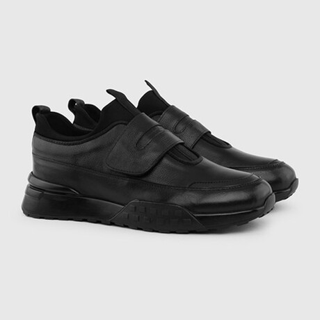 Secale Floater Leather Men's Sneaker // Black (Euro: 39)