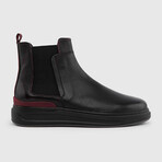 Azola Black-Burgundy Leather Men's Boot // Black (Euro: 39)