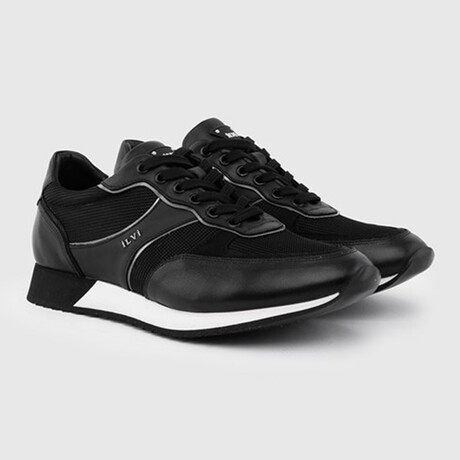 Bran Leather Men's Sneaker // Black (Euro: 39)