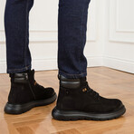 Erica Nubuck Leather Men's Boot // Black (Euro: 43)