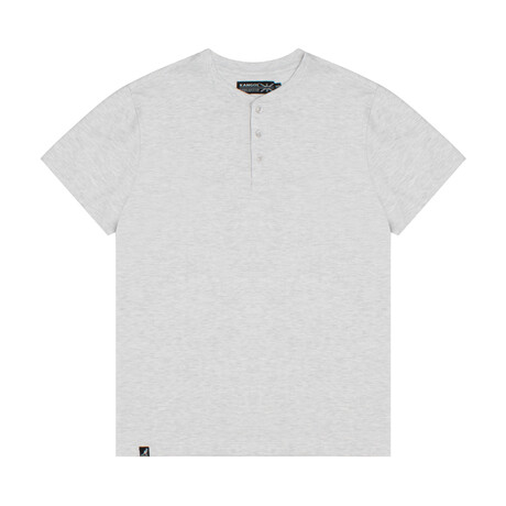 Lux Cotton Henley Tee // Zephyr (S)