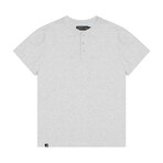 Lux Cotton Henley Tee // Zephyr (M)