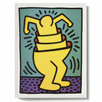 Untitled, 1989 // White Wood // Keith Haring