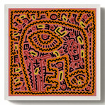Untitled, 1984 // White Wood // Keith Haring