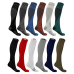 Targeted + Graduated Knee-High Compression Socks // 12-Pairs (Small/Medium)