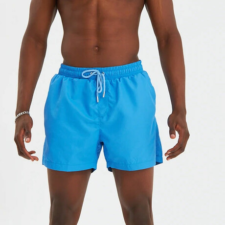 Solid Men's Swimsuit // Blue (S)