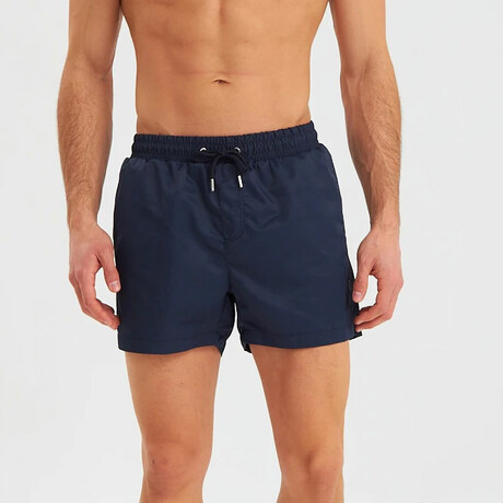 Solid Men's Swimsuit // Navy (S)