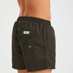 Solid Men's Swimsuit // Charcoal (S)