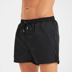 Solid Men's Swimsuit // Black (L)