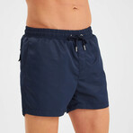 Solid Men's Swimsuit // Navy (S)