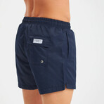 Solid Men's Swimsuit // Navy (S)