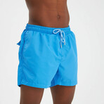 Solid Men's Swimsuit // Blue (L)