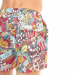 Movie Magic Men's Swimsuit // Multi (S)