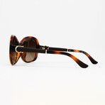 Ferragamo // Women's // Sunglasses SF744SLA/214 // Tortoise