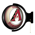 Arizona Diamondbacks // Round Rotating Lighted Wall Sign (Original)