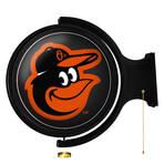 Baltimore Orioles // Round Rotating Lighted Wall Sign (Original)