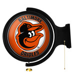 Baltimore Orioles // Round Rotating Lighted Wall Sign (Original)