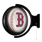 Boston Red Sox // Round Rotating Lighted Wall Sign (Original)