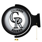 Colorado Rockies // Round Rotating Lighted Wall Sign