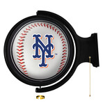 New York Mets // Round Rotating Lighted Wall Sign (Original)