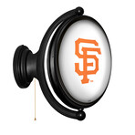 San Francisco Giants // Oval Rotating Lighted Wall Sign (Oval White)