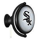 Chicago White Sox // Oval Rotating Lighted Wall Sign (Oval White)