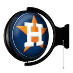 Houston Astros // Round Rotating Lighted Wall Sign (Original)