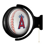 Los Angeles Angels // Round Rotating Lighted Wall Sign (Original)