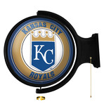 Kansas City Royals // Round Rotating Lighted Wall Sign (Royal)
