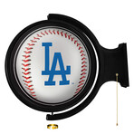 Los Angeles Dodgers // Round Rotating Lighted Wall Sign (Original)