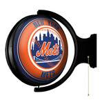 New York Mets // Round Rotating Lighted Wall Sign (Original)