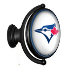 Toronto Blue Jays // Oval Rotating Lighted Wall Sign (Oval White)