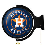 Houston Astros // Round Rotating Lighted Wall Sign (Original)