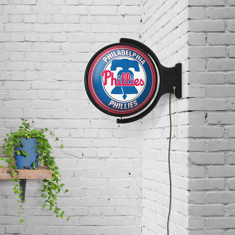 Philadelphia Phillies // Round Rotating Lighted Wall Sign (Original)