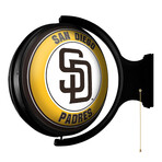 San Diego Padres // Round Rotating Lighted Wall Sign (Original)