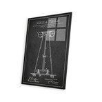 Tesla Apparatus Energy // Charcoal Patent Blueprint Print // Aged Pixel