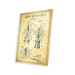 Corkscrew Vintage // Patent Blueprint Print // Aged Pixel