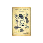 Revolving Firearm Vintage // Patent Blueprint Print // Aged Pixel