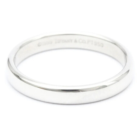 Tiffany & Co. Platinum Classic Band Ring // Ring Size: 6.5-7 // Store Display