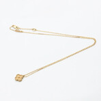 Van Cleef & Arpels 18k Rose Gold Sweet Alhambra Necklace // 14.96'' - 15.74'' // Store Display