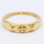 Chrome Hearts 18k Yellow Gold Bubblegum Ring // Ring Size: 6 // Store Display