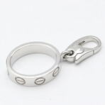 Cartier 18k White Gold Love Pendant // Store Display
