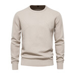 Y336-APRICOT // Crewneck Sweater // Apricot (M)