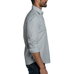 Kyler Long Sleeve Button Up Shirt // Gray (L)