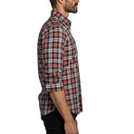 Jose Long Sleeve Button Up Shirt // Red Check (2XL)