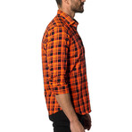Leo Long Sleeve Button Up Shirt // Red Check (2XL)
