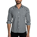 Matias Long Sleeve Button Up Shirt // White + Black (XL)